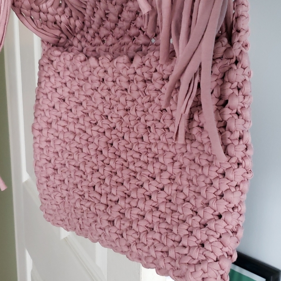 Handmade Macrame handbag - Picture 3 of 5